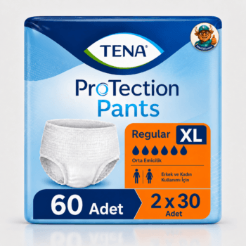 TENA ProTection Pants Regular Emici Külot 6 Damla XL Beden 30'lu 2 Paket 60 Adet