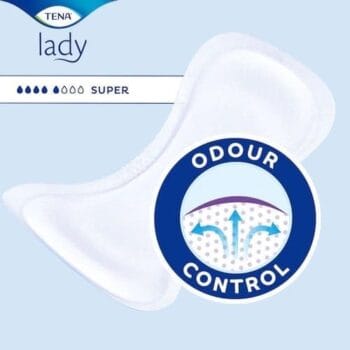 TENA Lady Super, Kadın Mesane Pedi, 7 Damla, 30'lu 2 Paket 60 Adet - Görsel 3