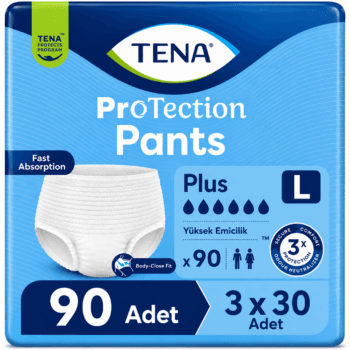 TENA ProTection Pants Plus Emici Külot 6 Damla L Beden 30'li 3 Paket 90 Adet