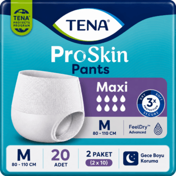 TENA ProSkin Pants Maxi Emici Külot 8 Damla XL Beden 10'li 2 Paket 20 Adet
