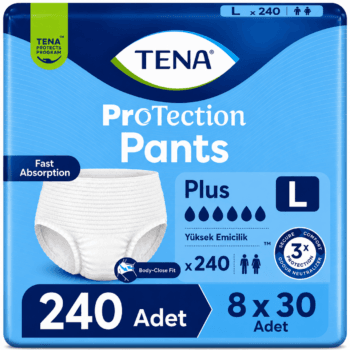 TENA ProTection Pants Plus Emici Külot 6 Damla L Beden 30'li 8 Paket 240 Adet