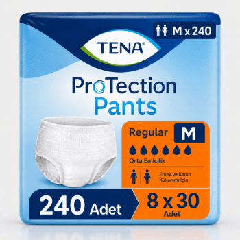 TENA ProTection Pants Regular Emici Külot 6 Damla M Beden 30'lu 8 Paket 240 Adet