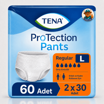 TENA ProTection Pants Regular Emici Külot 6 Damla L Beden 30'lu 2 Paket 60 Adet