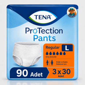 TENA ProTection Pants Regular Emici Külot 6 Damla XL Beden 30'lu 3 Paket 90 Adet