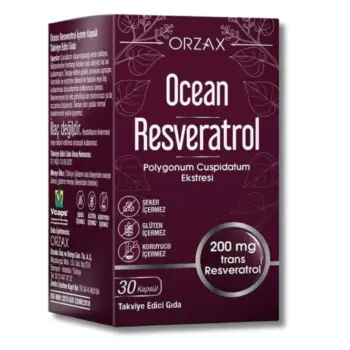 Orzax Ocean Resveratrol 200 mg 30 Kapsül