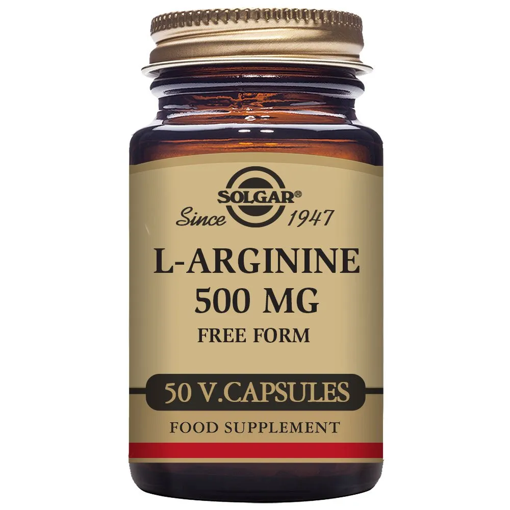 Solgar L-Arginine 500 mg 50 Kapsül