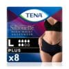 TENA Silhouette Plus Yüksek Bel Emici Külot Siyah L Beden 8 Adet