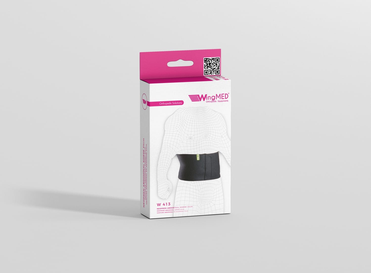 Wingmed Neopren Abdominal Korse 24 cm W413