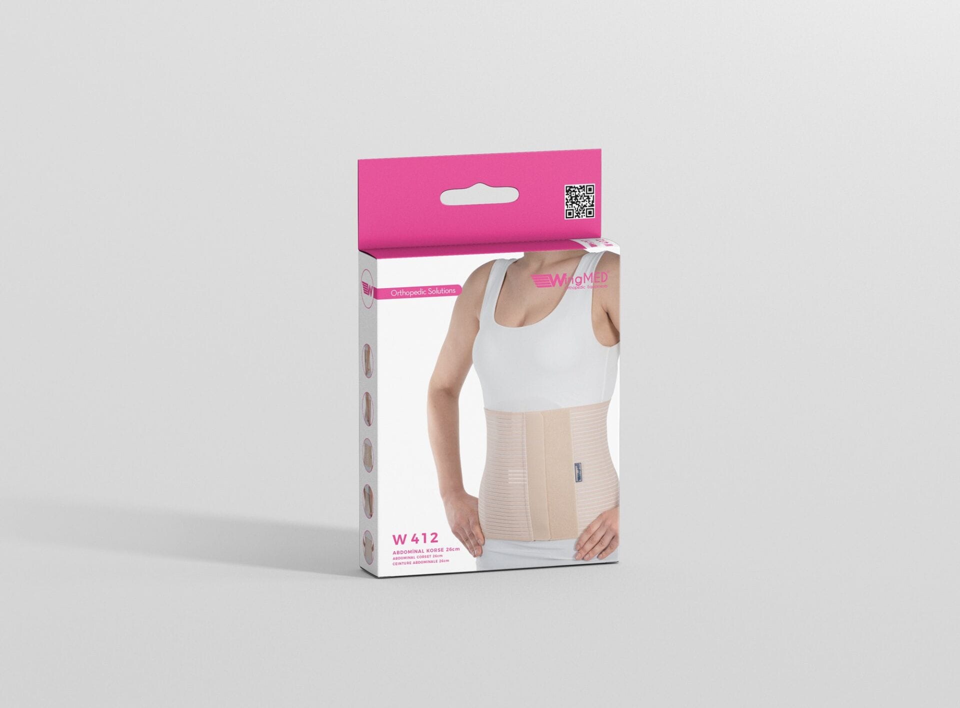 Wingmed Abdominal Korse 26cm W412
