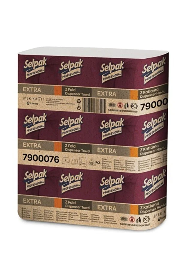 Selpak Extra Z Katlı Havlu 200'Lü