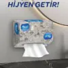 Selpak El ve Yüz Havlusu Kutulu Koyu Mermer Desen 80 Yaprak