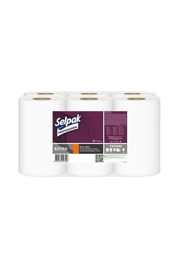 Selpak Extra Sensörlü Makine Havlusu 6'lı 21 cm 85 mt