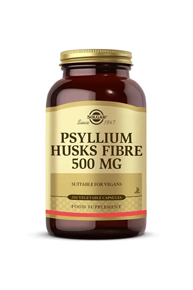 Solgar Psyllium Husks 500 mg 200 Kapsül