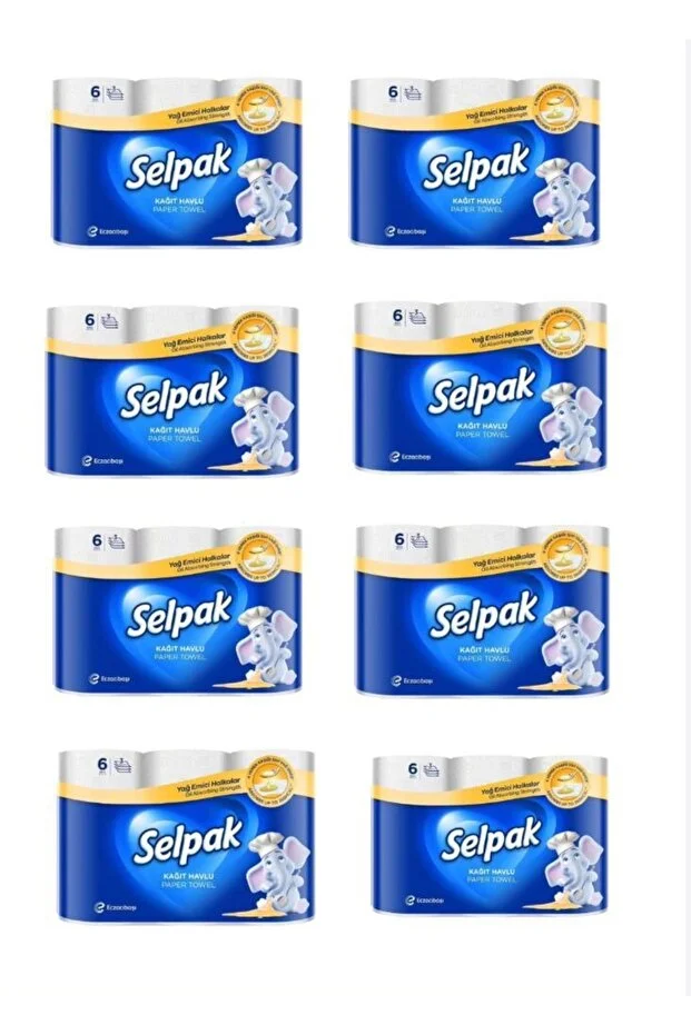 Selpak Kağıt Havlu (3 KATLI) 6 Lı Pk Extra