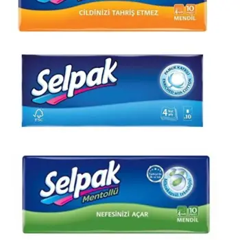 Selpak Mendil 3 'lü Set (LOSYON-KLASİK-MENTOL)1*3 (30 ADET 1'LU MENDİL)