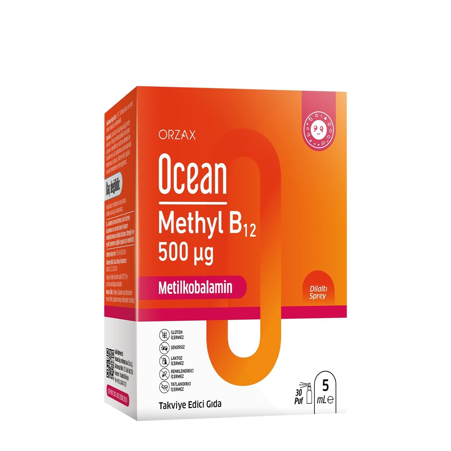 Ocean Methyl B12 500 mcg 5 ml Sprey