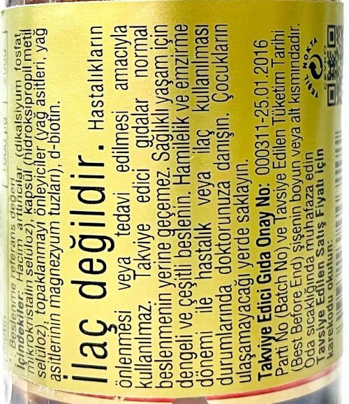 Solgar Biotin 1000 mcg 50 Tablet