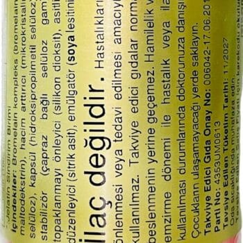 Solgar Bromelain 60 Kapsül