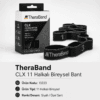 TheraBand CLX 11 Halkalı Egzersiz Bandı Tekli-Siyah - Özel Sert - 13223