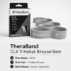 TheraBand CLX 11 Halkalı Egzersiz Bandı Tekli-Gümüş - Süper Sert - 13224