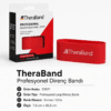 TheraBand Profesyonel Direnç Bandı Halka - Halka 7,6 cm x 30,5 cm - Kırmızı - 20821