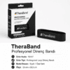 TheraBand Profesyonel Direnç Bandı Halka - Halka 7,6 cm X 30,5 cm Ekstra Sert, Siyah - 15447