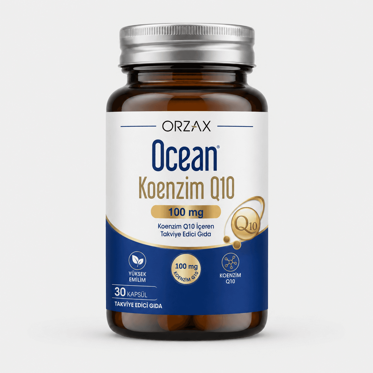 Ocean Koenzim Q10 100 mg 30 Kapsül