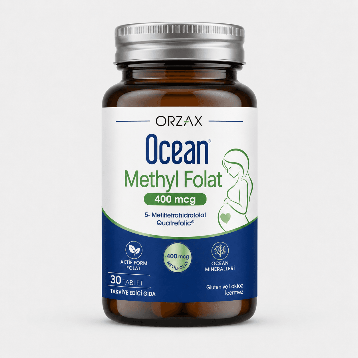 Ocean Methyl Folat 400 mcg 30 Tablet