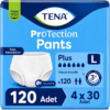 TENA ProTection Pants Plus Emici Külot 6 Damla L Beden 30'li 4 Paket 120 Adet