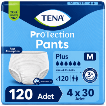 TENA ProTection Pants Plus Emici Külot 6 Damla M Beden 30'li 4 Paket 120 Adet