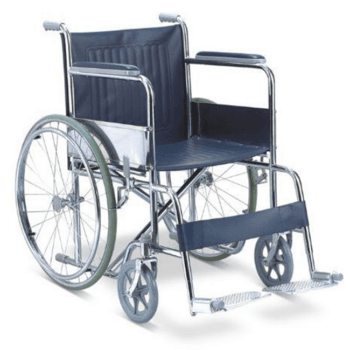 MedWelt TM-H-8034 Kromajlı Manuel Tekerlekli Sandalye
