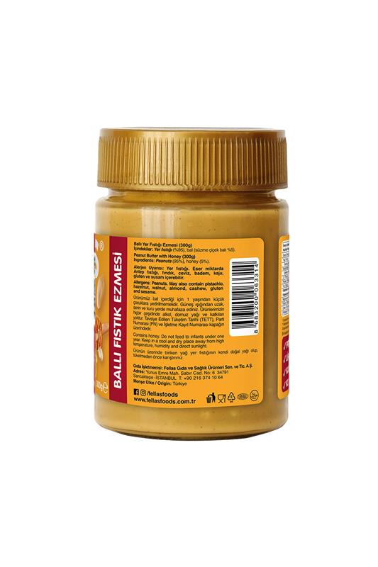 Fellas Ballı Fıstık Ezmesi (300 g) - Görsel 5