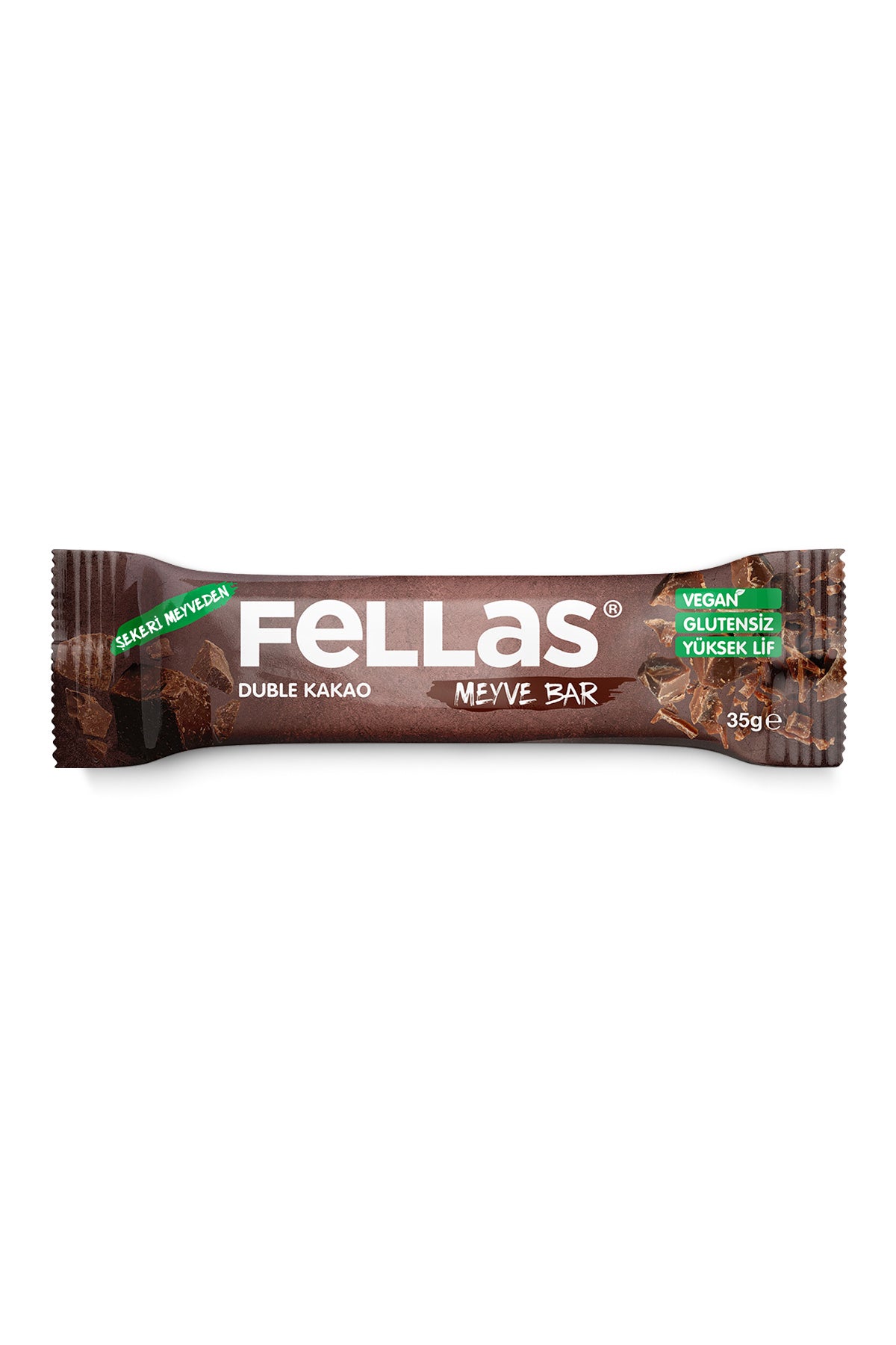 Fellas Meyve Bar Duble Kakaolu (35 g) x 12 Adet - Görsel 2