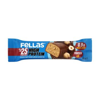 Alternative view of Fellas Çikolata Kaplı Yüksek Protein Bar - Fındıklı (40 g) x 12 Adet