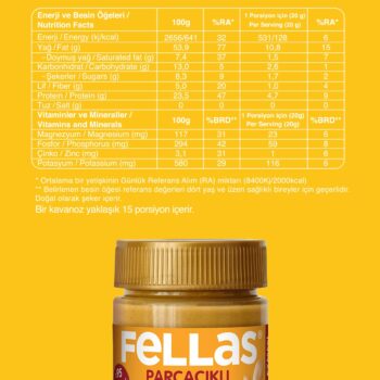 Fellas Ballı Fıstık Ezmesi (300 g) - Görsel 4