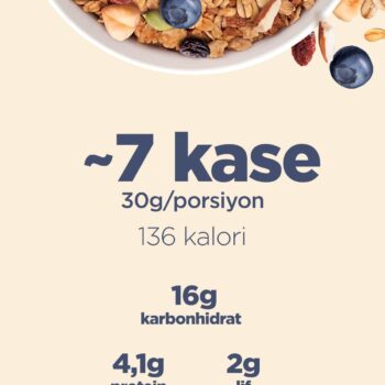 Fellas Granola - Yaban Mersini & Kuruyemiş (200 g) - Görsel 4