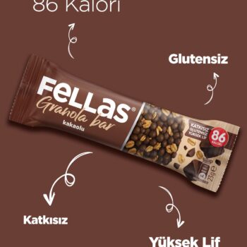 Fellas Granola Bar Karma Kutu 12 Adet - Görsel 4
