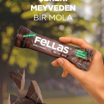 Fellas Meyve Bar Duble Kakaolu (35 g) x 12 Adet - Görsel 3