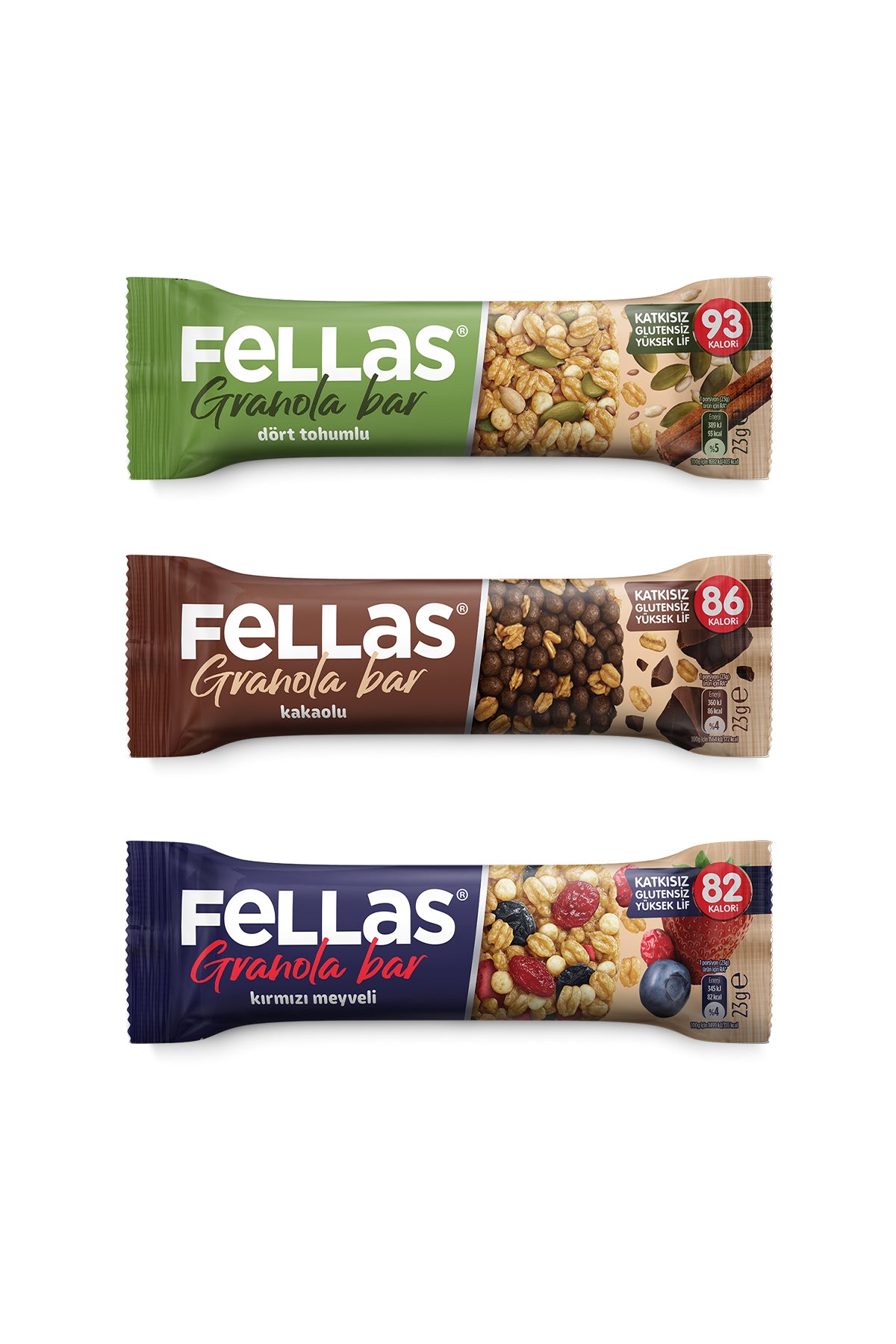 Fellas Granola Bar Karma Kutu 12 Adet