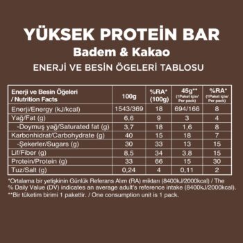 Alternative view of Fellas Yüksek Protein Bar (45 g) Karma Kutu 10 Adet (5 Çeşit)