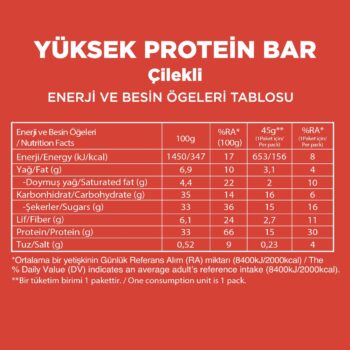 Fellas Yüksek Protein Bar (45 g) Karma Kutu 10 Adet (5 Çeşit) - Görsel 5