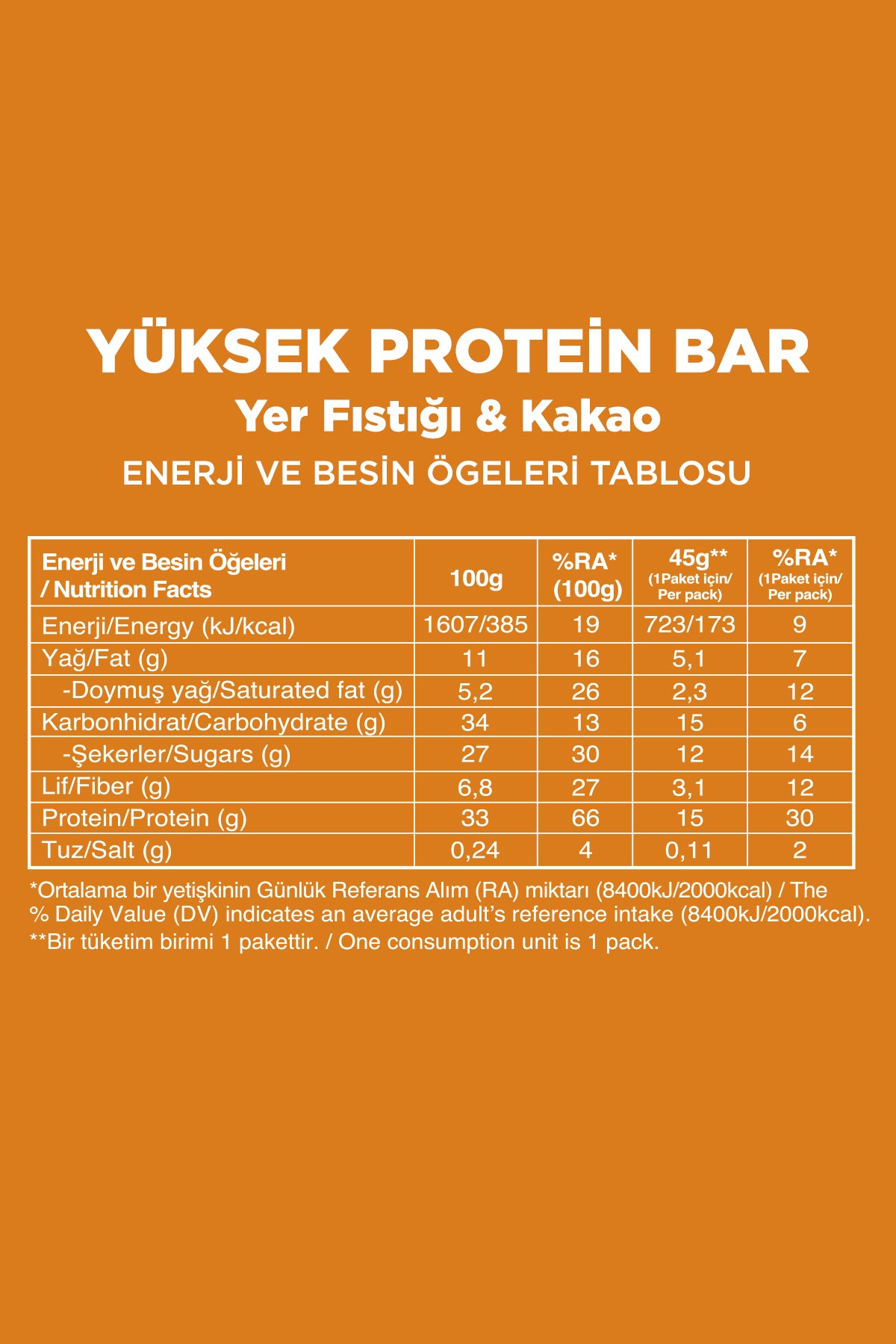 Fellas Yüksek Protein Bar (45 g) Karma Kutu 10 Adet (5 Çeşit) - Görsel 4