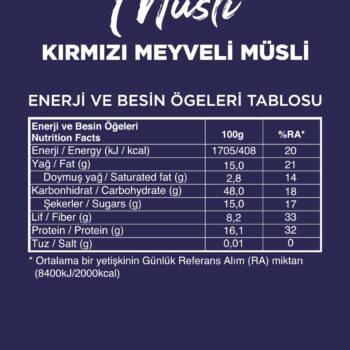 Fellas Glutensiz Müsli - Kırmızı Meyveli (270 g) - Görsel 5