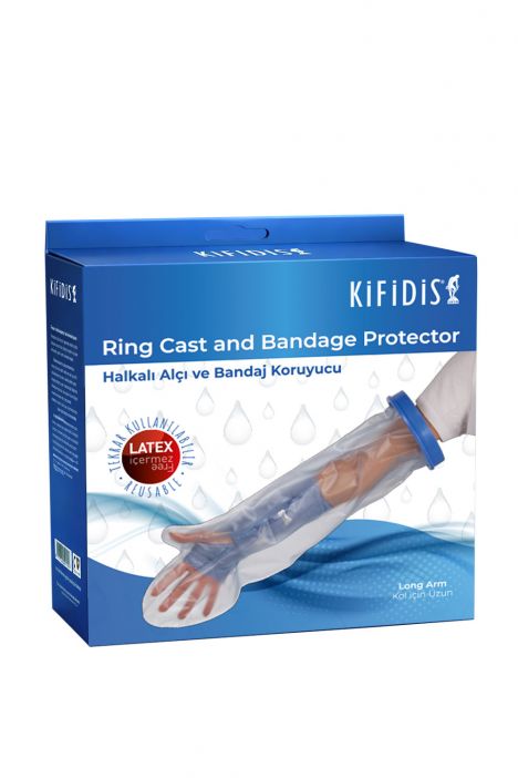 2101 Kifidis Halkalı Alçı ve Bandaj Koruyucu Kol İçin Uzun