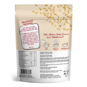 Fellas Glutensiz Yulaf Ezmesi (300 g) - Görsel 8