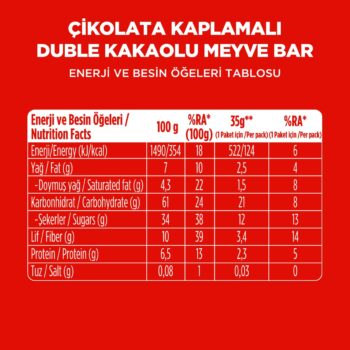 Fellas Choco - Çikolata Kaplı Meyve Bar (35 g) Karma Kutu 12 Adet - Görsel 4