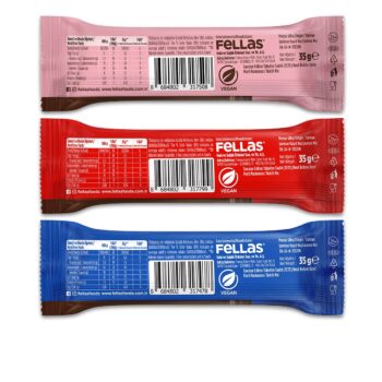 Fellas Choco - Çikolata Kaplı Meyve Bar (35 g) Karma Kutu 12 Adet - Görsel 6