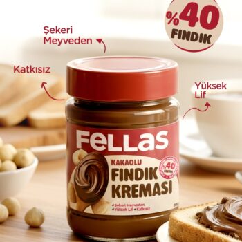 Fellas Kakaolu Fındık Kreması (315 g) + %100 Fıstık Ezmesi (300 g) - Görsel 4