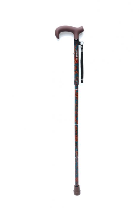 GB845 Kifidis Desenli Katlanır Baston Şal Desenli - Görsel 2
