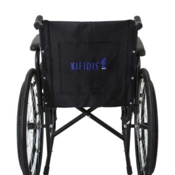 KY903-46 Kifidis Ayak ve Kolçakları Çıkarılabilen Manuel Tekerlekli Sandalye Siyah - Görsel 6